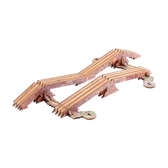 BELOVING 1/18 1/24 RC Crawler Obstacle Accessory Portable Spare Parts Easy to Install High Low Bridge