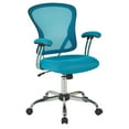 thumbnail image 1 of Juliana Task Chair with Blue Mesh Fabric Seat, 1 of 3