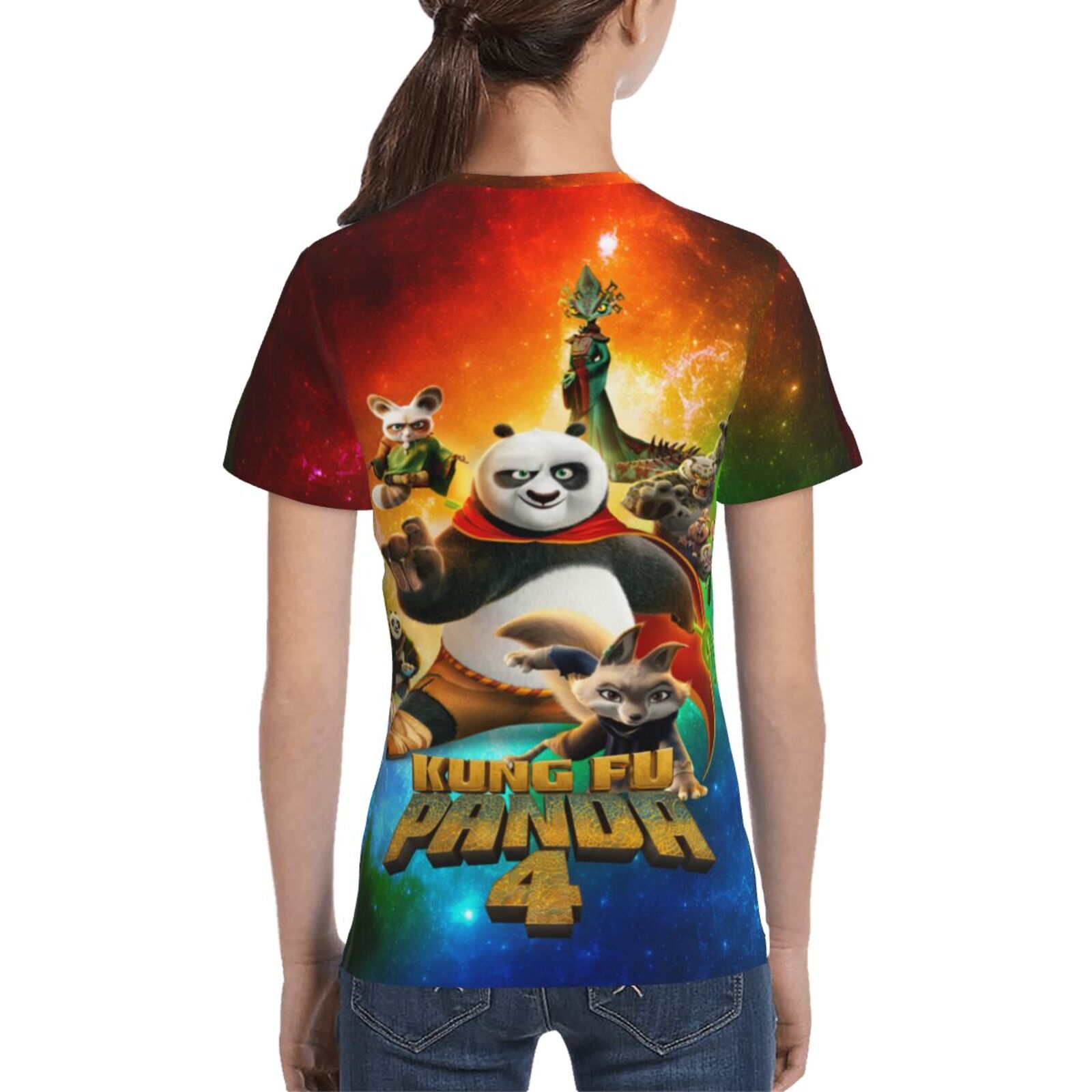 Boys Girls Kung Fu Panda T-Shirts 3D Printed Novelty Short Sleeve ...