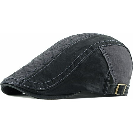 Newsboy Men s Hat Camo Cotton Classic Adjustable Cap Flat Soft Hunting Golf