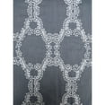 thumbnail image 5 of Manor Luxe Krystal Clear Geometric Embroidered Sheer Single Curtain Panel 54 x 108 108 Inches, 5 of 5