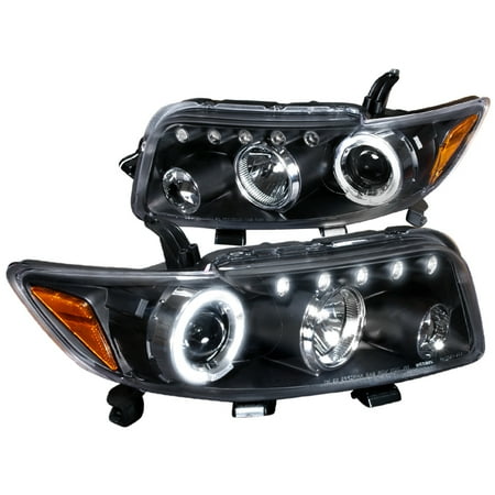 Black Projector - Spec-D Tuning Led 2008-2010 Scion Xb Halo Projector Headlights Black 08 09 10 (Left + Right)