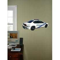 Police Car III Wall Decal Cutout
