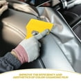 thumbnail image 3 of Raindrops 15Pcs Professional Yellow Plastic Body Filler Spreader for Car Wraps and Decal Application, 3 of 8