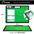 thumbnail image 2 of Champion Sports XL Coach Marker Clipboard, Coaching for Soccer, Size 12.5 x 16.5, 2 of 6
