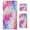 Pink and Blue Tie-dye Pattern, variant on 3 Piece Bath Towels Set Bath Towel, Hand Towel and Face Towel for Bathroom, Gym, Hotel Pink and Blue Tie-dye Pattern