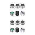 thumbnail image 1 of serony 4x Silver Universal Fit Tap Aerator Easy Installation Long Lasting Environmental Friendly Compact 【20mm】 2Set, 1 of 6