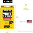 thumbnail image 2 of Harris HMG-4 Pre-Baited Mouse Glue Traps, Pack of 4, 2 of 6