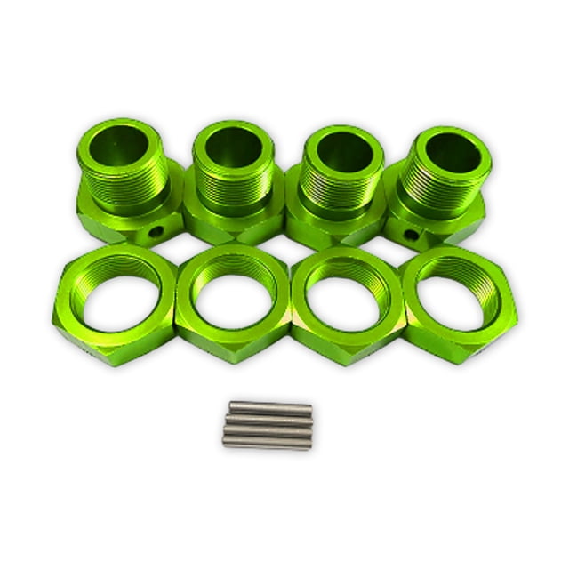 Acoplador hexagonal Vogacara 24MM para coche RC ARRMA 1/5 verde