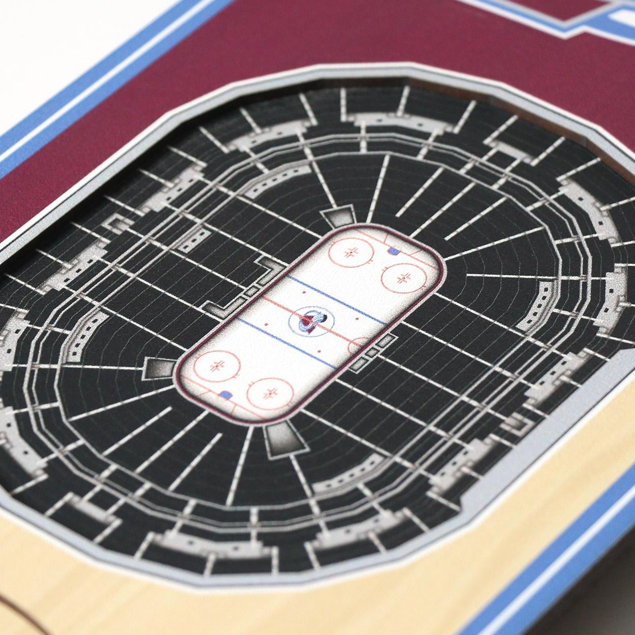 YouTheFan NHL Colorado Avalanche 3D STADIUM BANNER 6X19