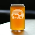 thumbnail image 2 of Bevvee Beer Can Pint Glass 16 oz Elephant Sunset Elephant Lover Beer Gifts Beer Glasses, 2 of 4