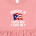 thumbnail image 4 of Inktastic Someone in Puerto Rico Loves Me Girls Baby Dress, 4 of 5