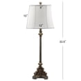 thumbnail image 5 of SAFAVIEH Rimini 33.5 in. H Antique Console Table Lamp, Set of 2, 5 of 6