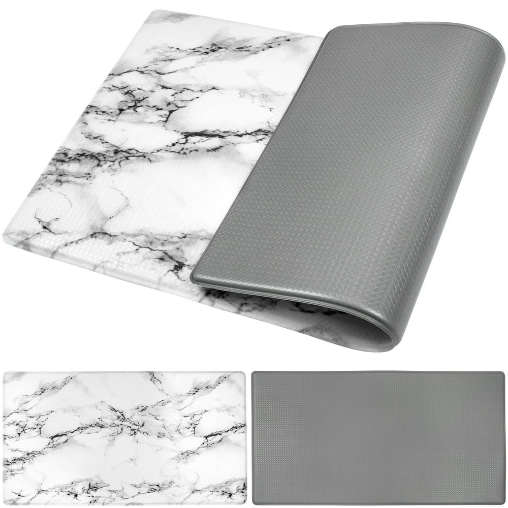 OPUX Anti Fatigue Kitchen Floor Mat, Reversible Cushioned Memory Foam