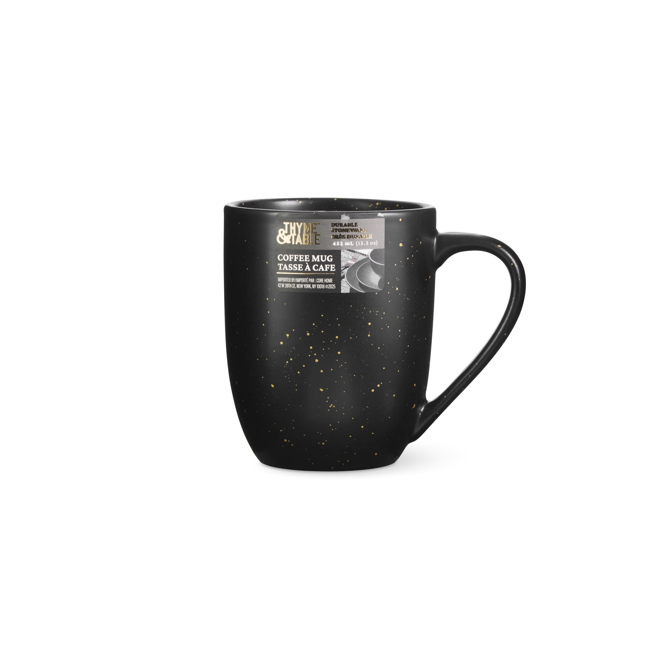 Thyme & Table Merrick Mug, Black