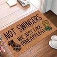 thumbnail image 1 of WRXMIJNHGSA Carpet Under $5 Fun Pineapple Letter Printed Door Mat Slip Dirty Door Carpet For Entrance Front Door Outdoor Entrance Porch Mat With Slip Polyester Fun Floor Mat, 1 of 6