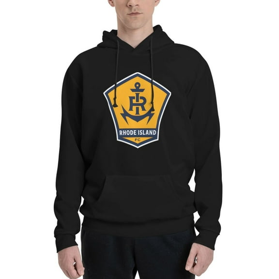 Rhode Island Fc Men Fleece Hoodie Casual Pullover Sweatshirt With Kangaroo Pocket