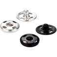 thumbnail image 3 of 100 Sets Sewing Metal Snap Fastener Buttons For Sewing Garments,(Black Silver) 10mm, 3 of 5