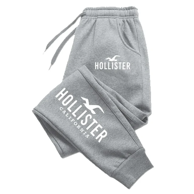 Hollister Pantalons de Jogging pour Hommes et Femmes Pantalons de Sport Pantalons de Survêtement Mode Pantalons de Rue