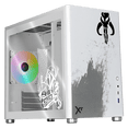 thumbnail image 1 of Gabinete Gamer XTREME PC GAMING Mandalorian Brown Edition Micro Torre Micro ATX USB-C Cristal Templado Blanco, 1 of 6