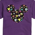 thumbnail image 2 of Mickey & Friends - Mickey Logo with Emojis - Men's Short Sleeve Graphic T-Shirt, 2 of 4