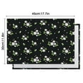 thumbnail image 6 of Pioneer Flower Floral Print Pattern Summer Placemats Table Placemats Set Of 4-Linen Kitchen Washable Placemats Table Mats 12x18 Inch Non-Slip Heat Resistant, 6 of 6