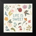 thumbnail image 2 of Marshall, Laura 20x20 Black Modern Framed Museum Art Print Titled - September Sweetness II, 2 of 5