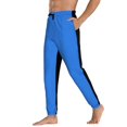 thumbnail image 3 of Kdxio Dodgerblue Pattern Joggers,Sweatpants for Men with Pockets-Small, 3 of 5