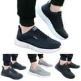 thumbnail image 3 of Eashery Shoes Men Sport Tennis Sneakers Breathable Mens Shoes White 11, 3 of 5