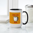 thumbnail image 4 of CafePress - Joe Cool/Cool Joe Large Mug - 15 oz Ceramic Large White Novelty Mug, 4 of 4