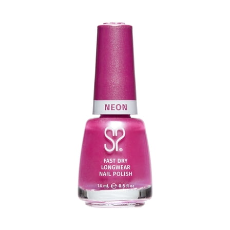 Salon Perfect Neon Nail Polish, 460 Purple Pop, 0.5 fl oz