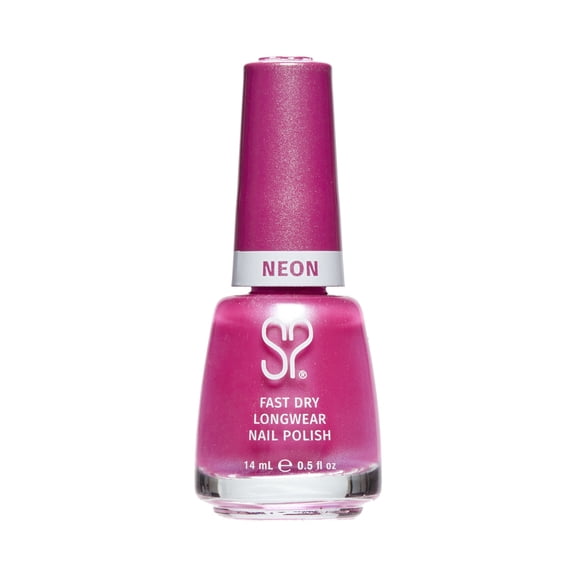 Salon Perfect Neon Nail Polish, 460 Purple Pop, 0.5 fl oz