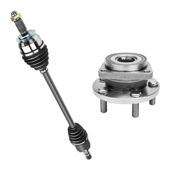 AutoShack Front Left or Right CV Axle Shaft Wheel Hub Bearing Assembly Replacement for 2010-2014 Subaru Outback AWD 2010-2014 Subaru Legacy AWD Driver or Passenger Side 5-Lug 5 HUB010200279
