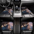 thumbnail image 7 of Naloa Sunset Cliff Dinosaur Car Foot Mat Set of 4 Pieces - Universal Floor Liner Neoprene Full Set Floor Mats for Cars Trucks SUV, 7 of 7