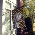 thumbnail image 2 of Scottish Deerhound Candy Corn Halloween House Flag, 2 of 4