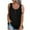 Black, variant on Uaswgudfs 2025 Women's Trendy Henley Tank Top - Loose Fit Casual Flowy Sleeveless Summer Top with Crew Neck