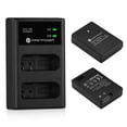 thumbnail image 1 of Batería y cargador USB dual para Nikon D3100 D3200 D3300 D3400 D3500 D5100 D5200 D5300 D5500 D5600 DF Coolpix P7000 P7100 P7700 P7800, 1 of 7