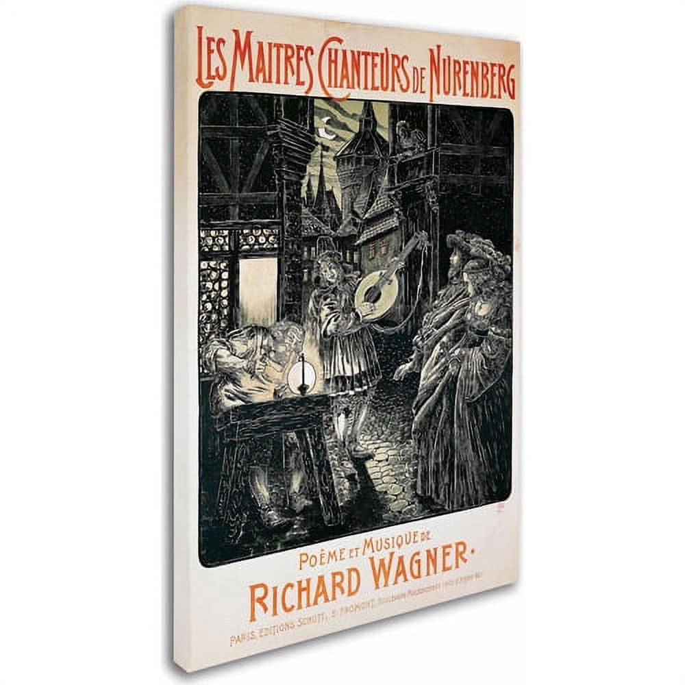 Trademark Fine Art "The Mastersingers of Nuremberg" Canvas Art by Richard Wagner