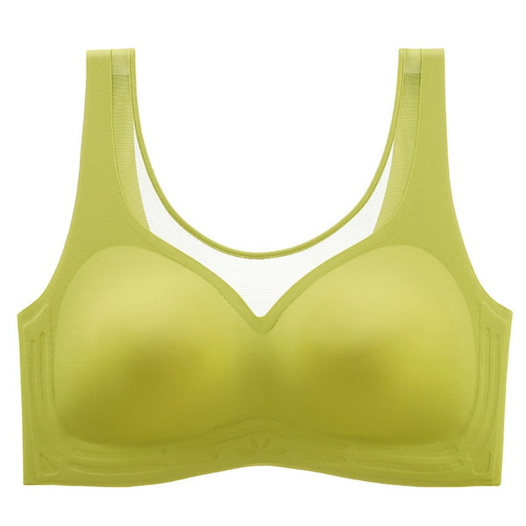 uublik Push Up Bras for Women Sexy Comfortable Push Up Underoutfit Bra  Yellow