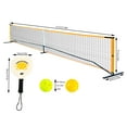 thumbnail image 3 of DENEST 22ft Portable Pickleballs Set Backyard Park Sports Tennis Pickleball Net Paddle, 3 of 15