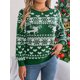 thumbnail image 4 of Suéter navideño feo para mujer, con estampado de renos y copos de nieve, para Navidad, fiestas de Nochevieja, festivo, 4 of 4