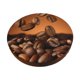 thumbnail image 1 of Balery Coffee Beans Fundas de asiento para taburete de bar redondo de tela de terciopelo ajustables que protegen de arañazos y manchas para sillas de 14 a 17 pulgadas.-13 inch, 1 of 7