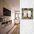 thumbnail image 5 of Yayeee Rocker Switch Wall Plate 1-Gang 4.6"x2.9" Home Decorative Outlet Cover, Flowers and Dog, 5 of 6