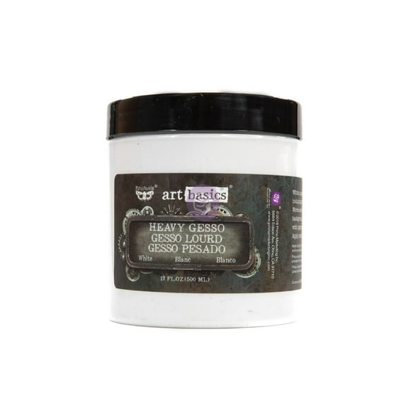 PRIMA MARKETING INC Art Basics - Heavy Gesso - White (17 fl. oz.) UPC 655350961374