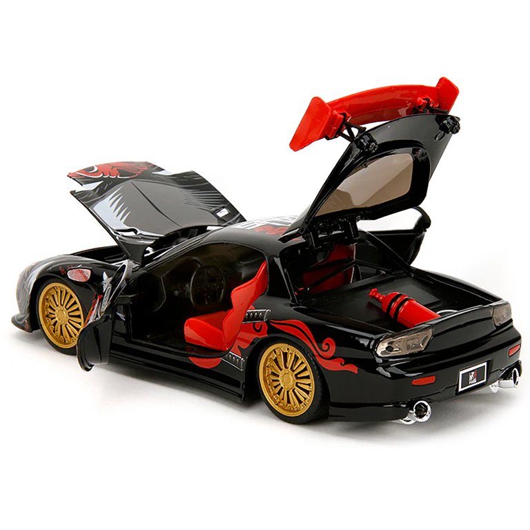 ムク　sar 1993 Mazda RX-7 'Lab Monkeys' Edition with Saru Diecast Figure