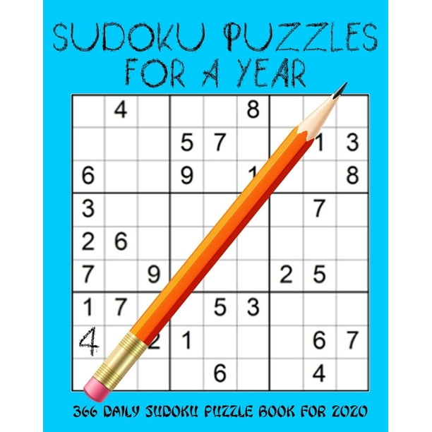 sudoku puzzles for a year 366 daily sudoku puzzle book for 2020 leap year with 5 levels of difficulty paperback walmart com