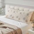 thumbnail image 4 of Dandelion Retro Leaves Body Pillow Covers, Farmhouse PlantsWatercolor Soft Breathable Throw Pillow Cases with Invisible Zipper, Decorative Pillowcase Pillows Protectors for Sofa Bed Couchair 20"x54", 4 of 9
