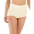 thumbnail image 2 of Women's Bali A332 Cool Cotton Skimp Skamp Brief Panty - 3 Pack (Pink/Mocha/Moonlight 9), 2 of 2