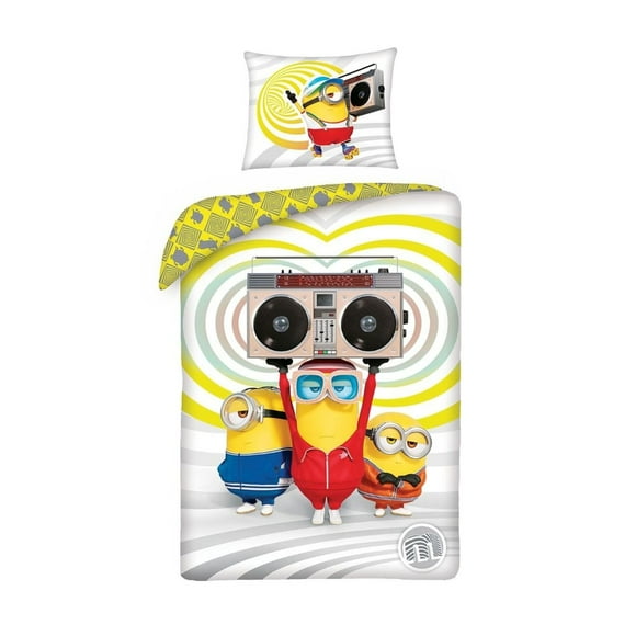 Despicable Me Stereo Minions Duvet Cover Set
