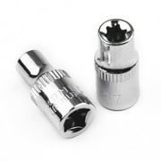 6Pc 1/4 Inch Torx Star Female Bit E Socket Set E4 E5 E6 E7 E8 E10 Hand Tools